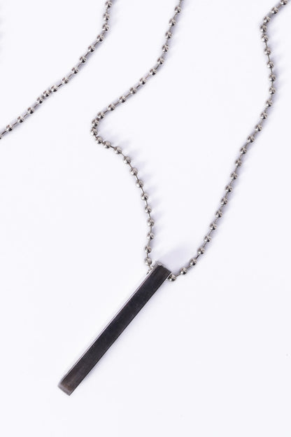 Vertical Bar Chain Necklace Men Necklaces Fall-2024 COUGAR C (Fall 2024)   