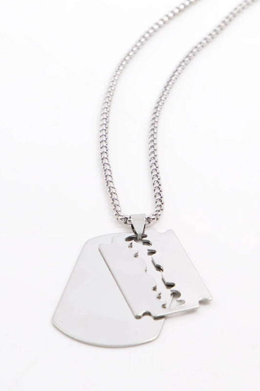 Pendant Chain Necklace Men Necklaces Fall-2024 COUGAR C (Fall 2024) FSZ Silver