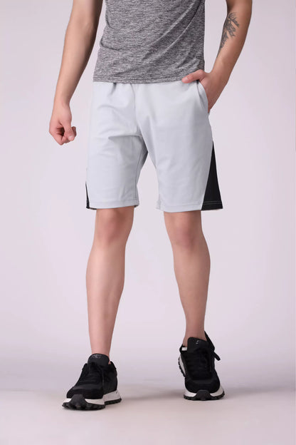 Grey Slim Fit Shorts Men Shorts COUGAR (S V-1 2025) S Grey Men