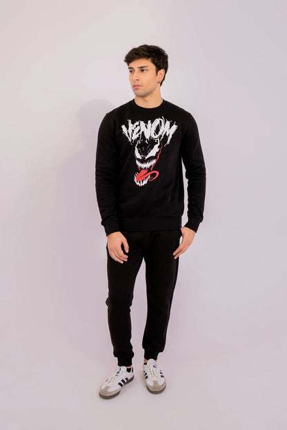 Character Graphic Sweatshirt Men Sweatshirt Winter 2024 Knit Story COUGAR- (Men Winter 2024)   