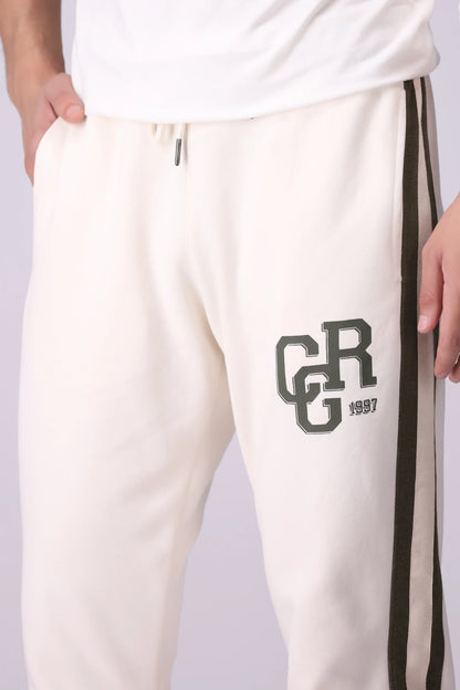 CGR Side Striped Jogger Pants Men Trouser Fall 2024 Core Comfort COUGAR- (Men Fall 2024)   