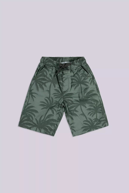 Tropical Printed Shorts Boy Short COUGAR (S V-1 2025)