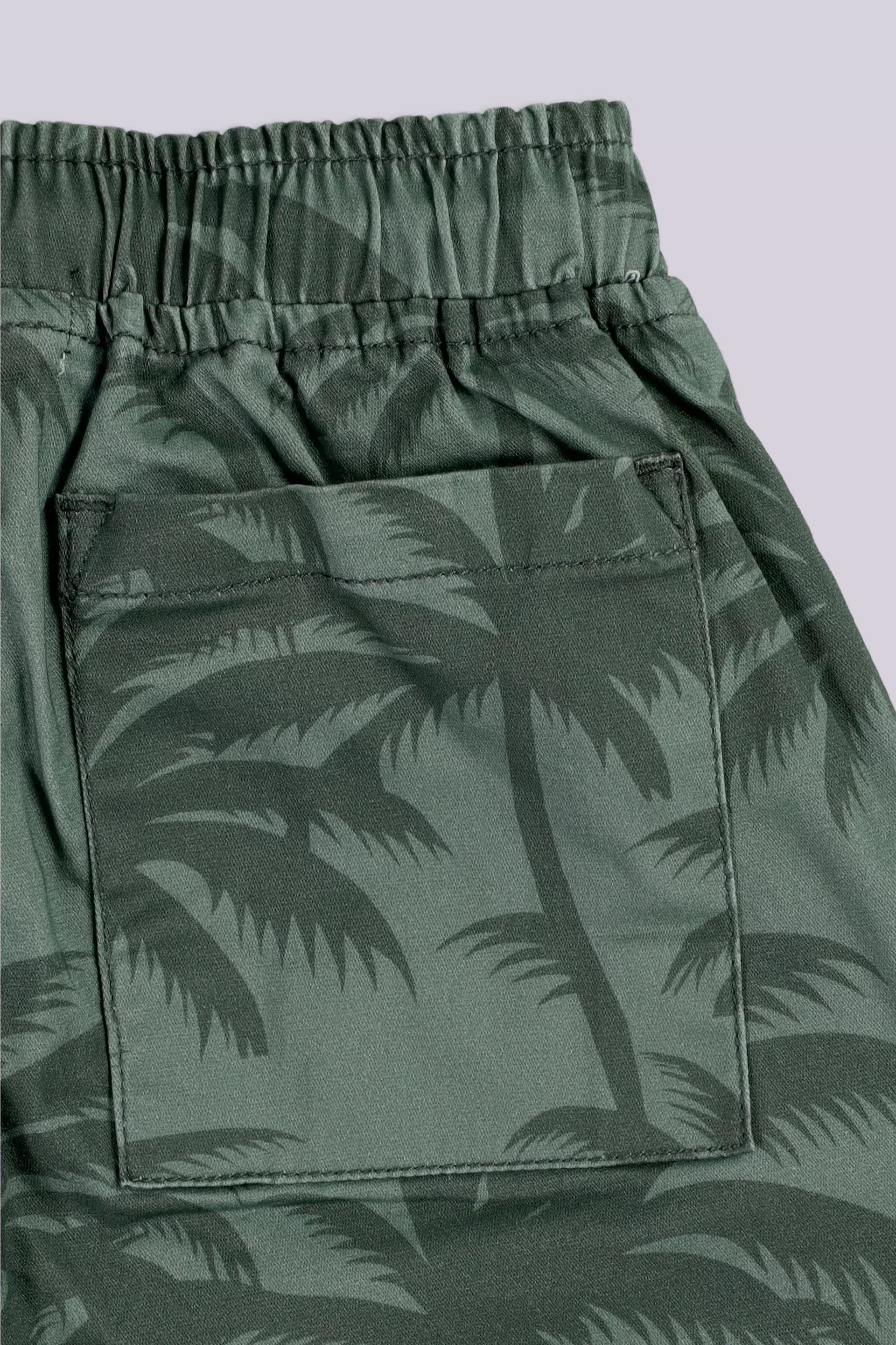 Tropical Printed Shorts Boy Short COUGAR (S V-1 2025)