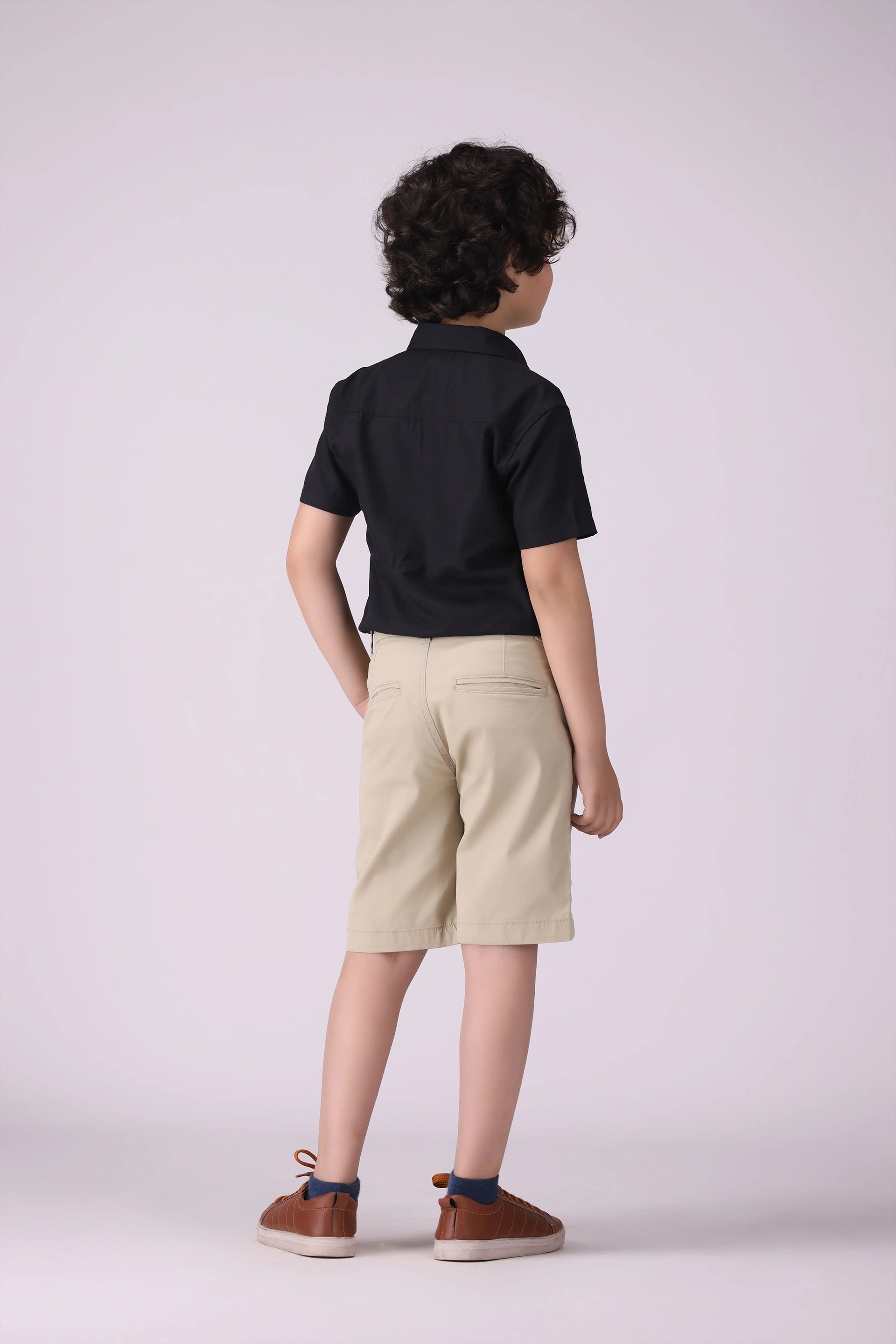 Basic Chino Shorts Boy Short COUGAR (S V-1 2025)