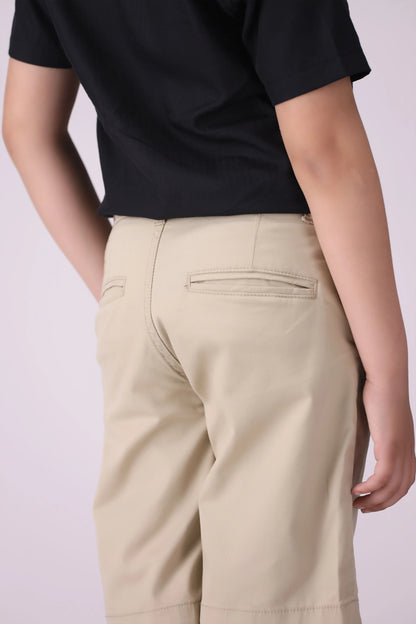 Basic Chino Shorts Boy Short COUGAR (S V-1 2025)