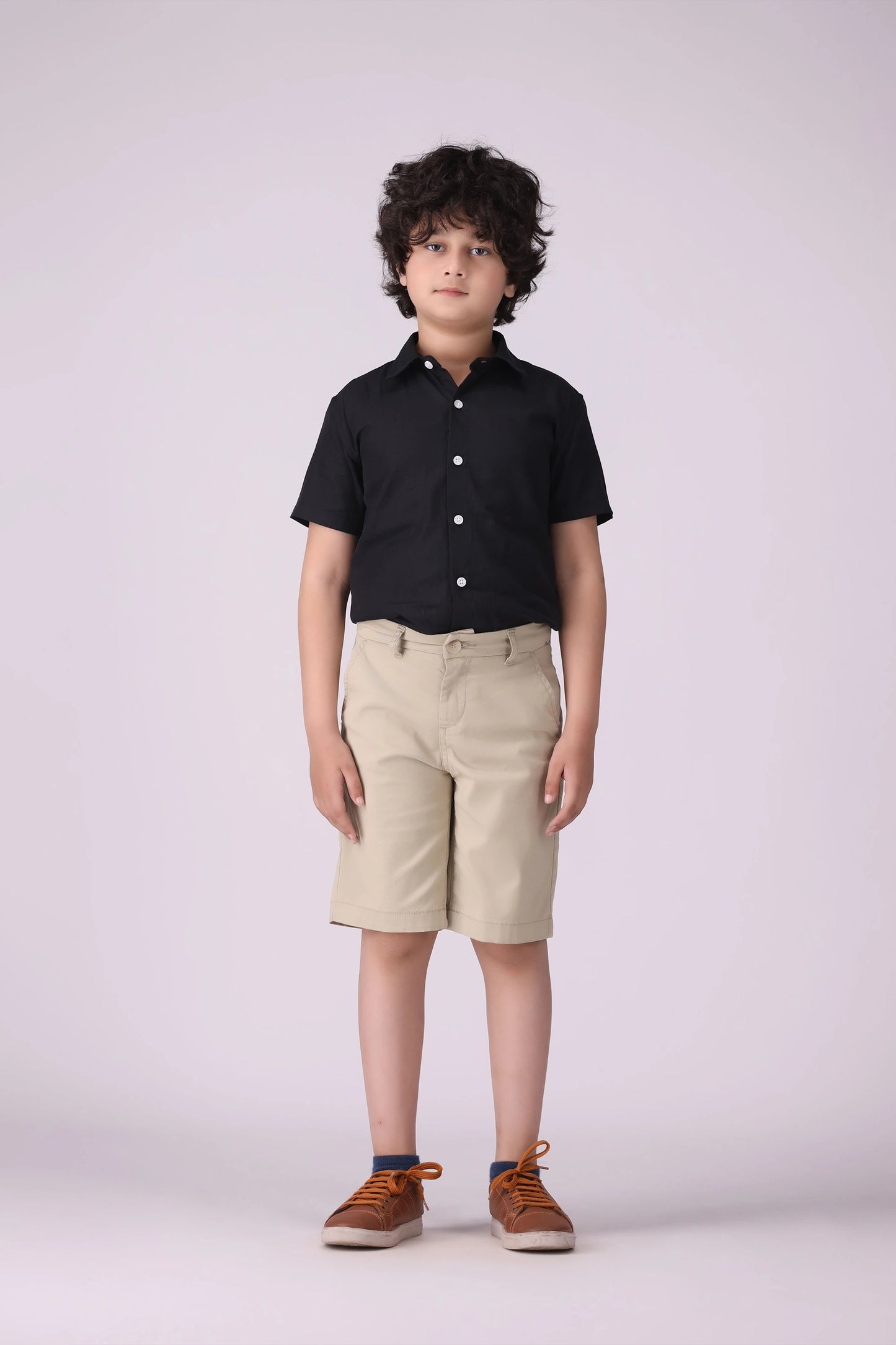 Basic Chino Shorts Boy Short COUGAR (S V-1 2025)