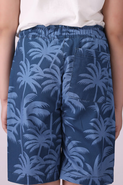 Tropical Printed Shorts Boy Short COUGAR (S V-1 2025)