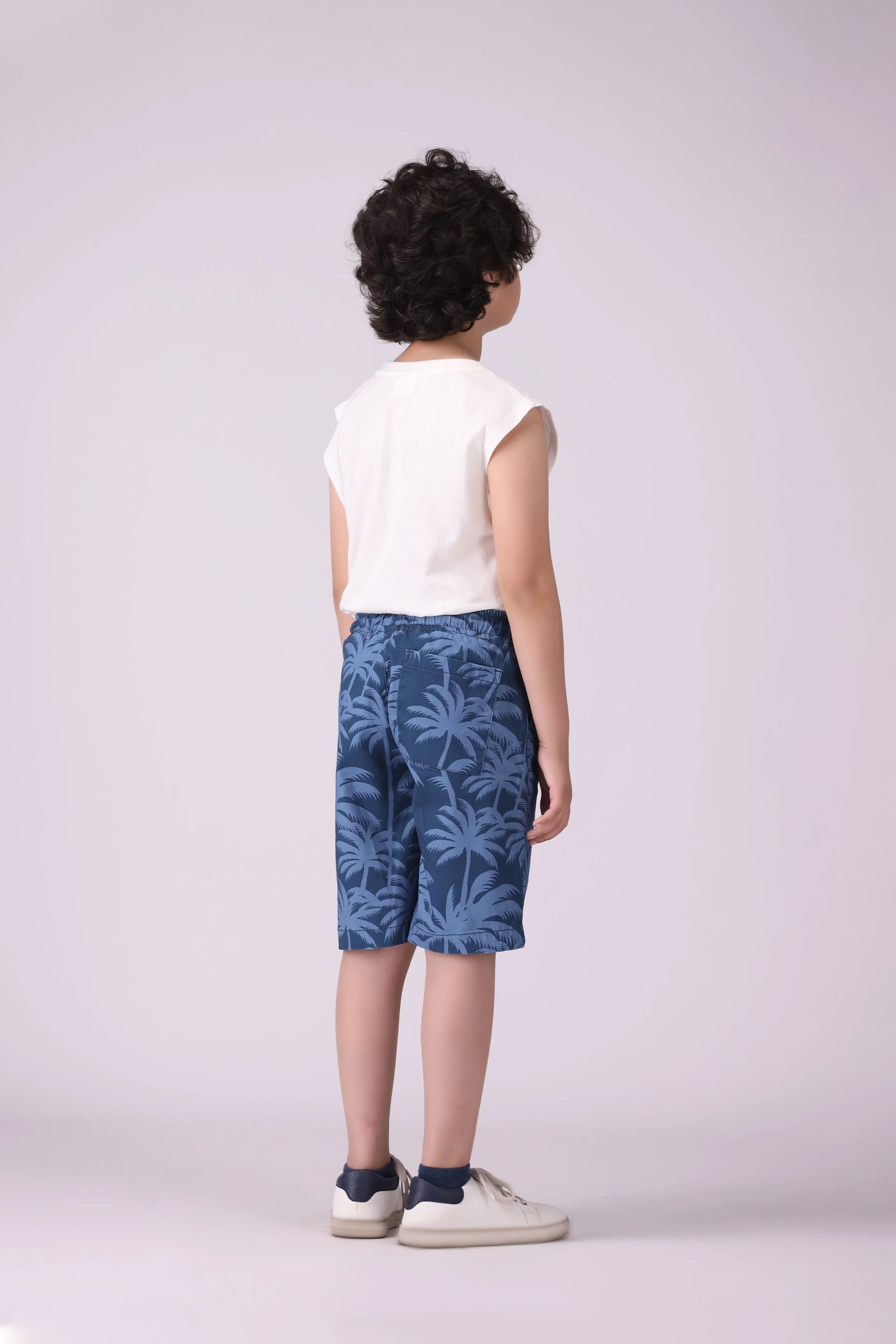 Tropical Printed Shorts Boy Short COUGAR (S V-1 2025)