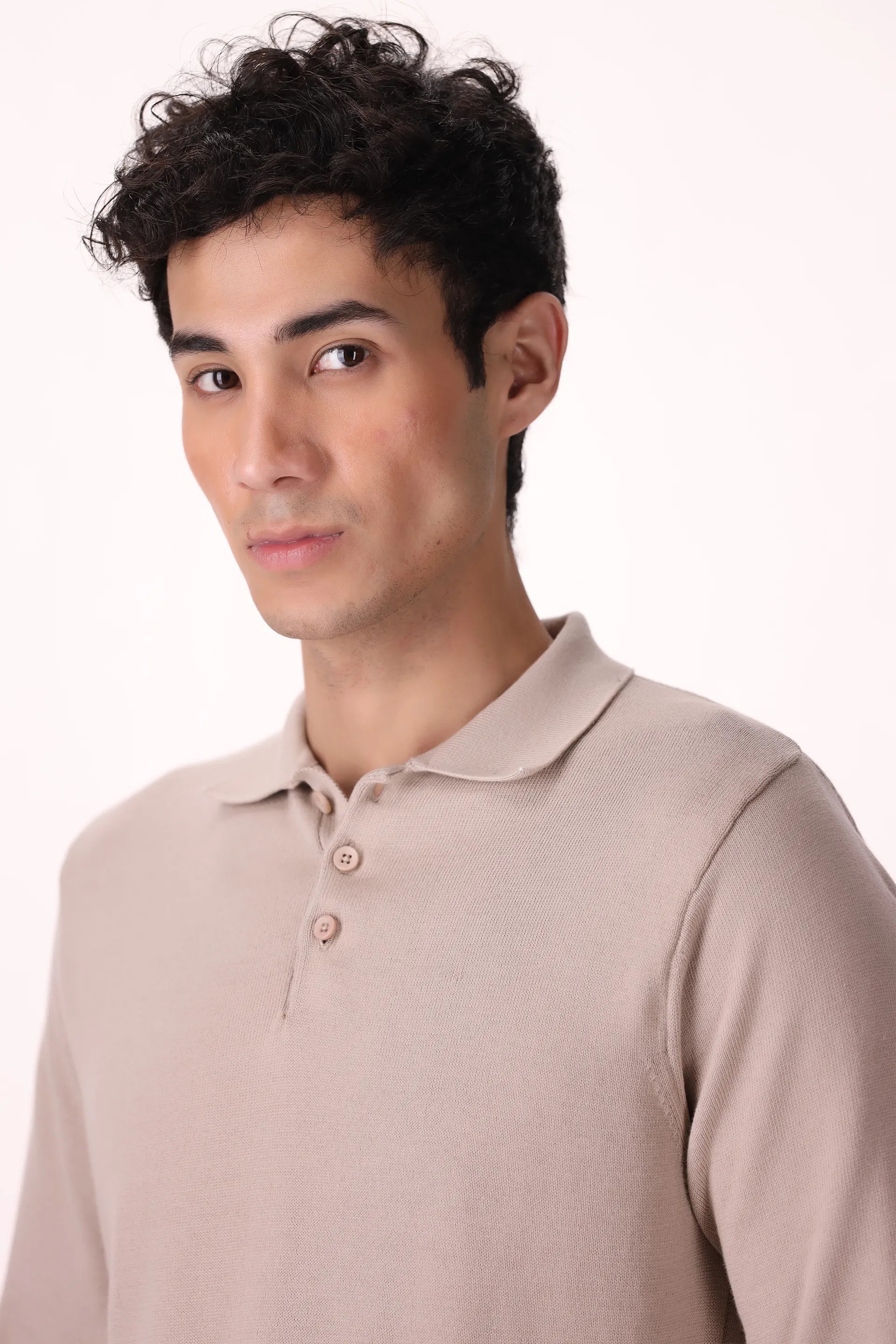 Basic 3-Button Polo Luxury Men Polo COUGAR (MEN OLD MONEY W24)