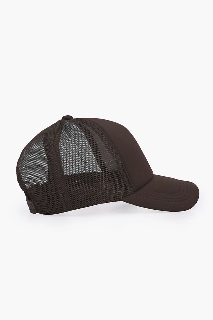 Chocolate Mesh Panel Cap Men P-Cap Summer V-3 2024 BACKDROP COUGAR C (V-3 2024)   