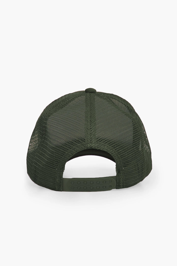 Green Mesh Panel Cap Men P-Cap Summer V-3 2024 BACKDROP COUGAR C (V-3 2024)   