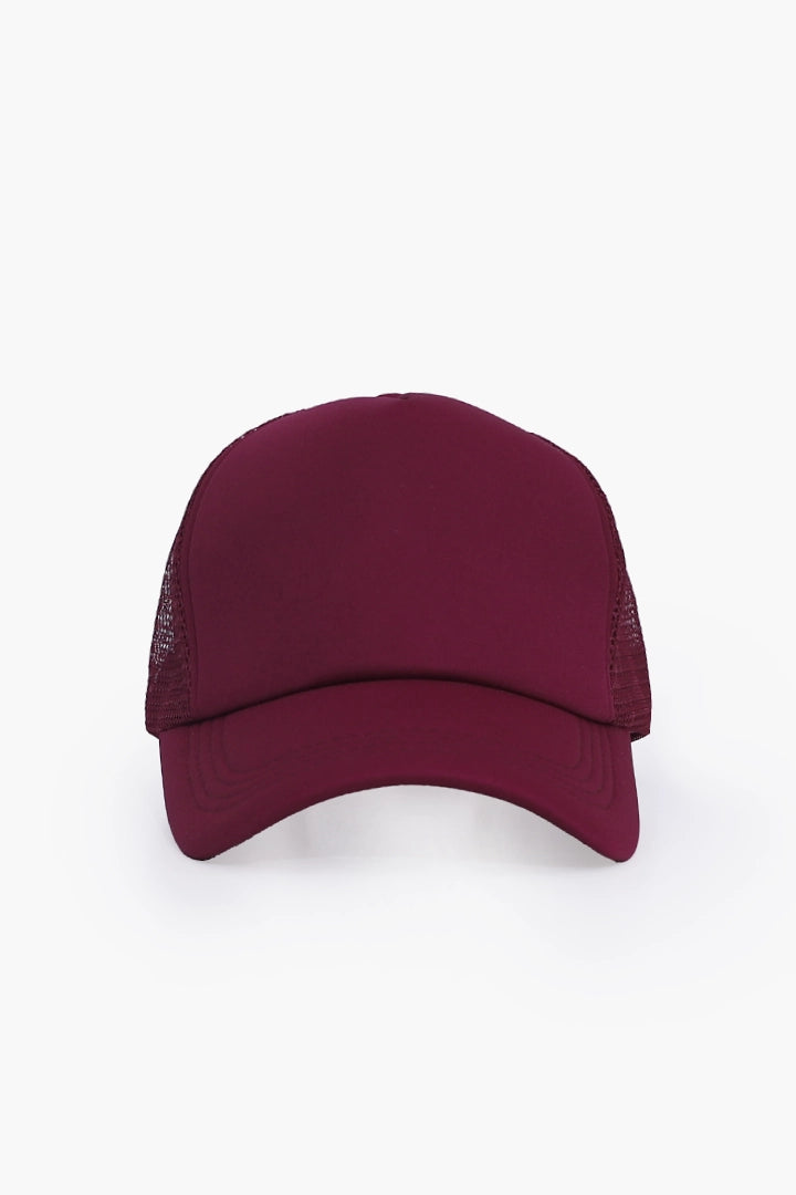 Mesh Panel Maroon Cap Men P-Cap Summer V-3 2024 BACKDROP COUGAR C (V-3 2024) FSZ Maroon 