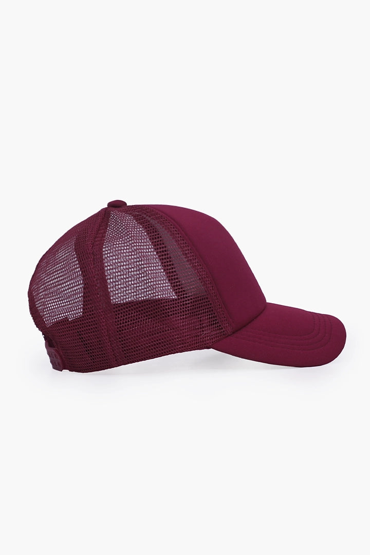 Mesh Panel Maroon Cap Men P-Cap Summer V-3 2024 BACKDROP COUGAR C (V-3 2024)   