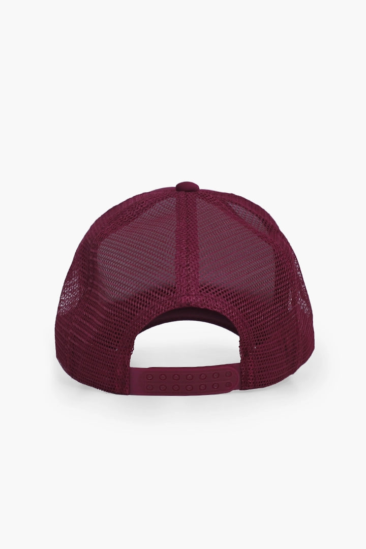 Mesh Panel Maroon Cap Men P-Cap Summer V-3 2024 BACKDROP COUGAR C (V-3 2024)   