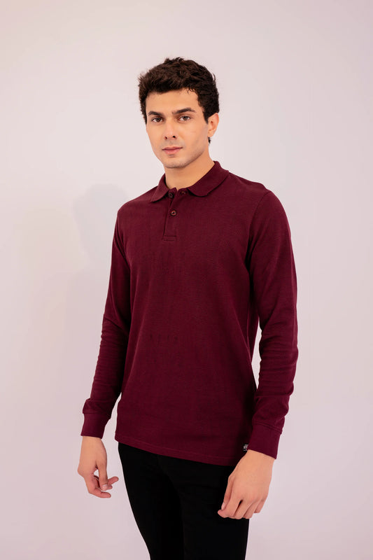 Buy Men Polo Shirts Online Full Sleeves Polo Shirts Cougar Clothing