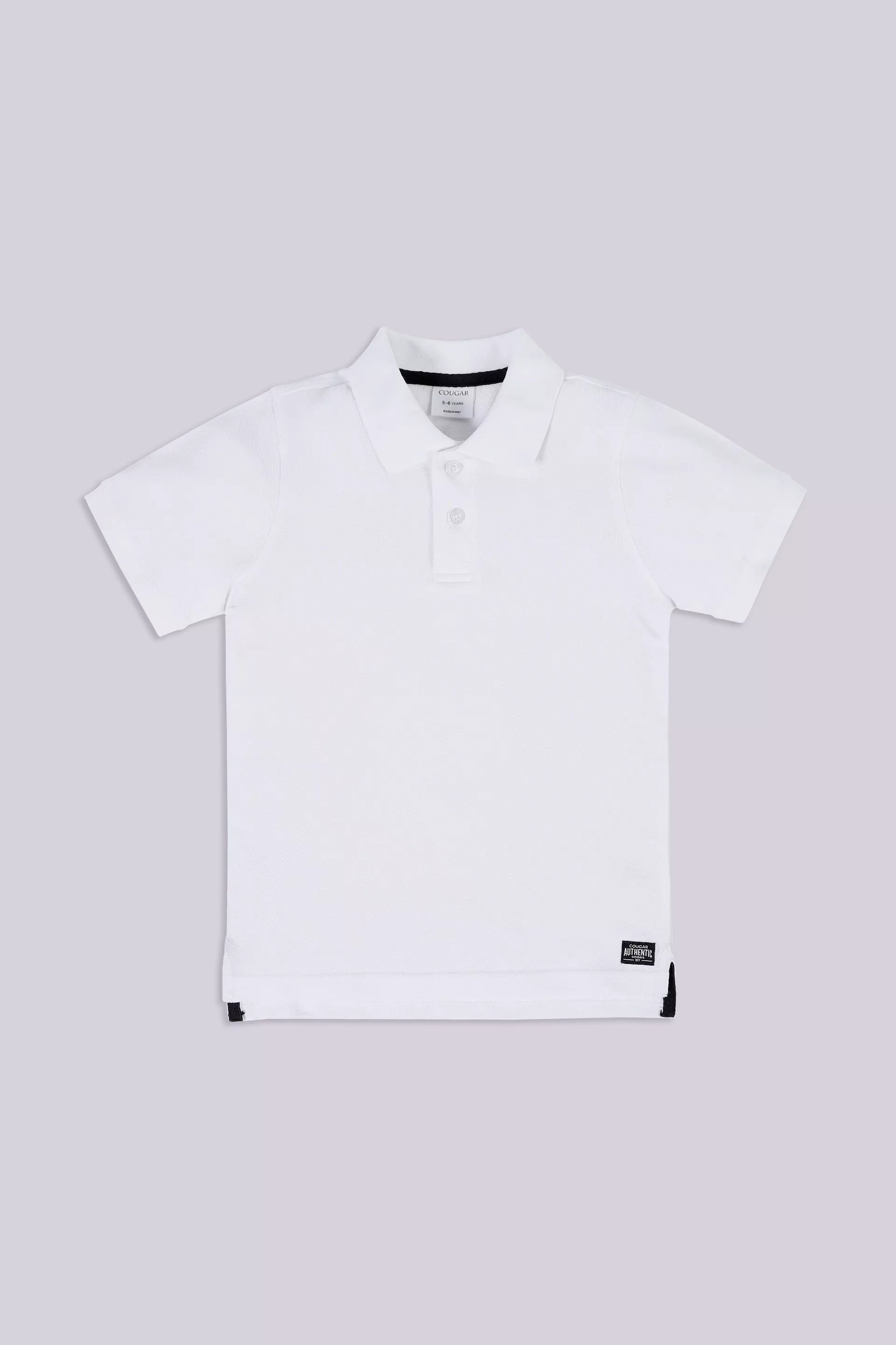 Basic Polo Boy Polo COUGAR (S V-1 2025) 5-6 Y Off White Boy