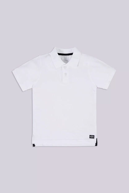 Basic Polo Boy Polo COUGAR (S V-1 2025) 5-6 Y Off White Boy