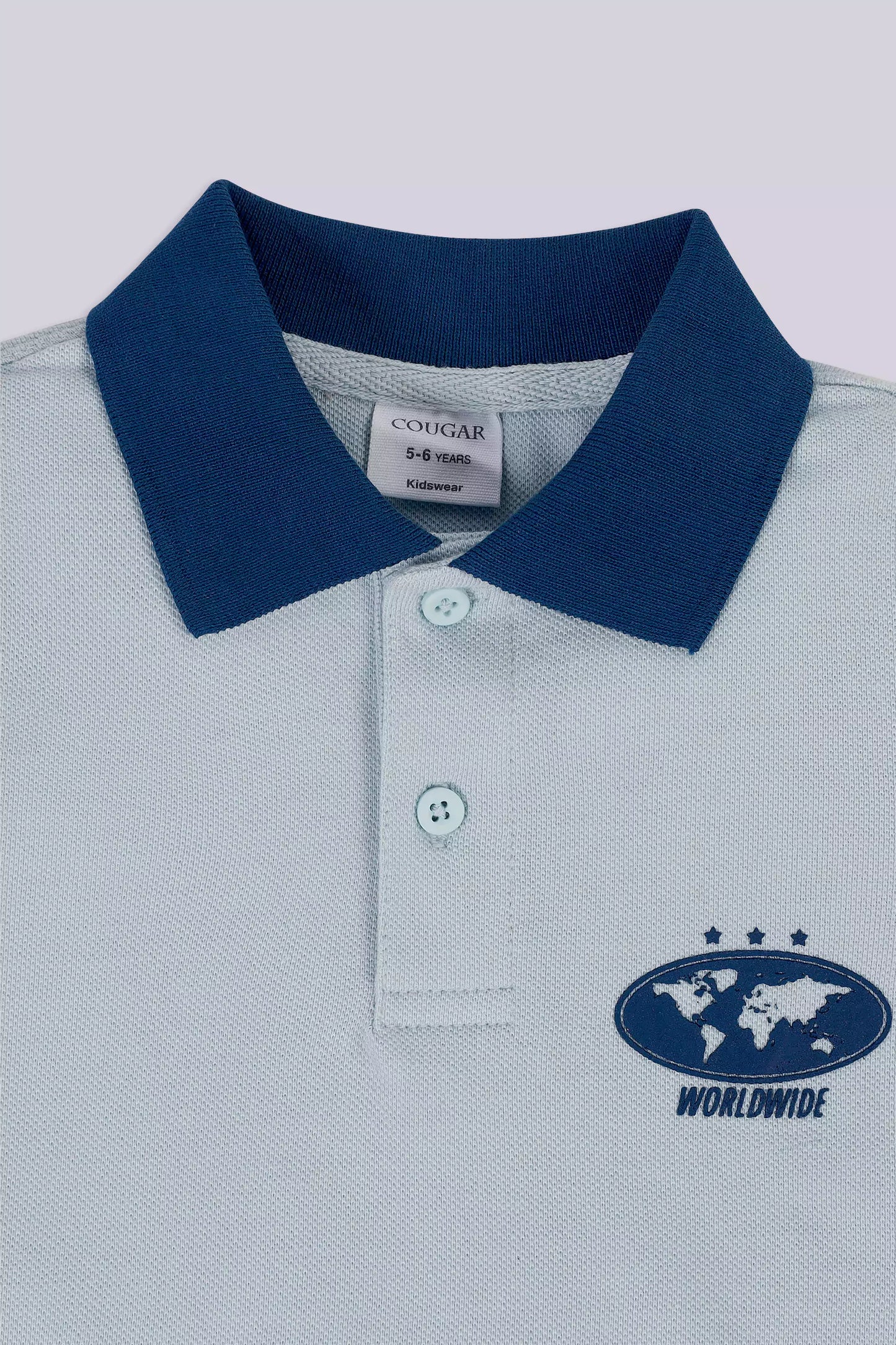 Contrast Collar Polo Boy Polo COUGAR (S V-1 2025)