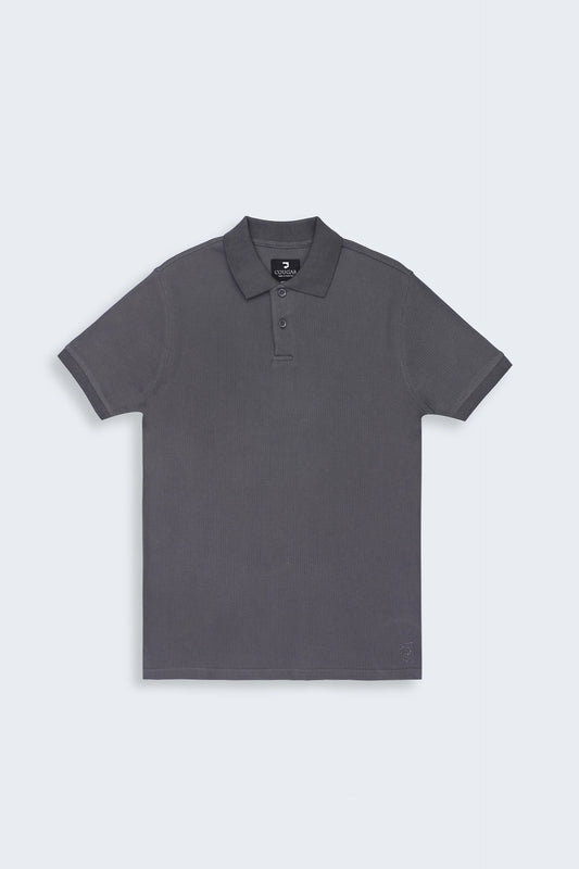 Mink Grey Polo Men Polo Summer V-3 2024 BACKDROP COUGAR- (Men V3 2024)