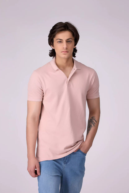 Basic Polo Men Polo COUGAR (S V-1 2025) S Pink Men