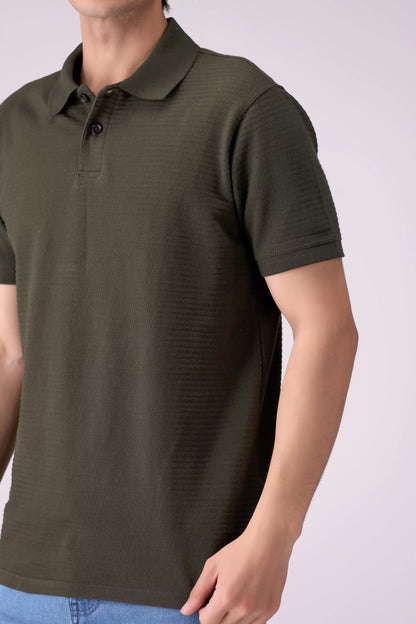 Textured Polo Men Polo COUGAR (S V-1 2025)