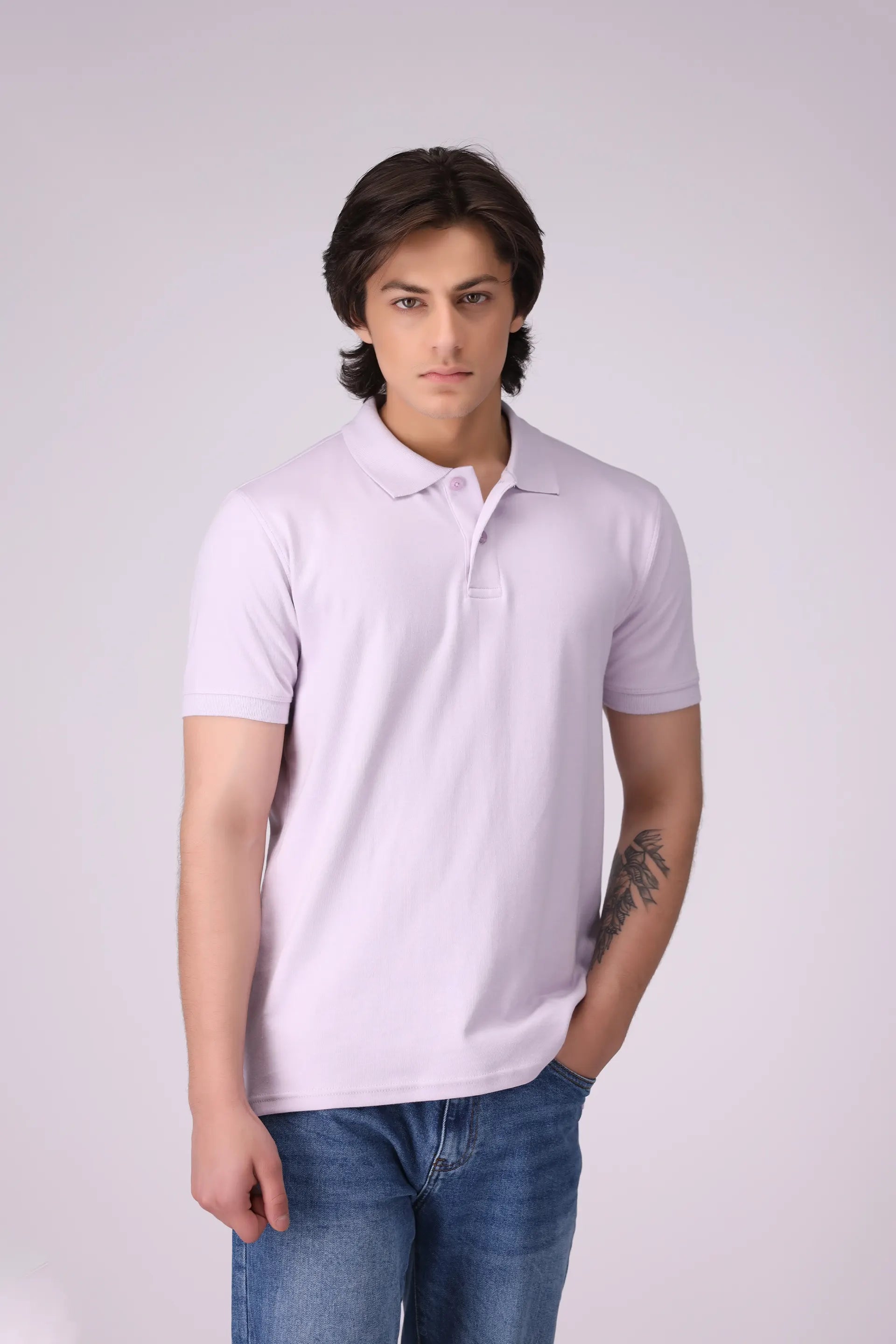 Basic Polo Men Polo COUGAR (S V-1 2025) S Mauve Men