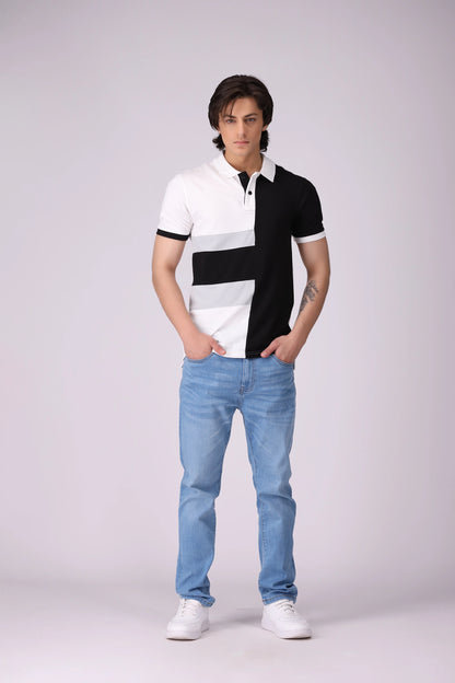 Color Block Pique Polo Men Polo COUGAR (S V-1 2025)