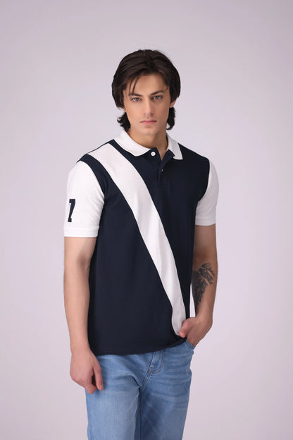 Diagonal Panel Polo Men Polo COUGAR (S V-1 2025)