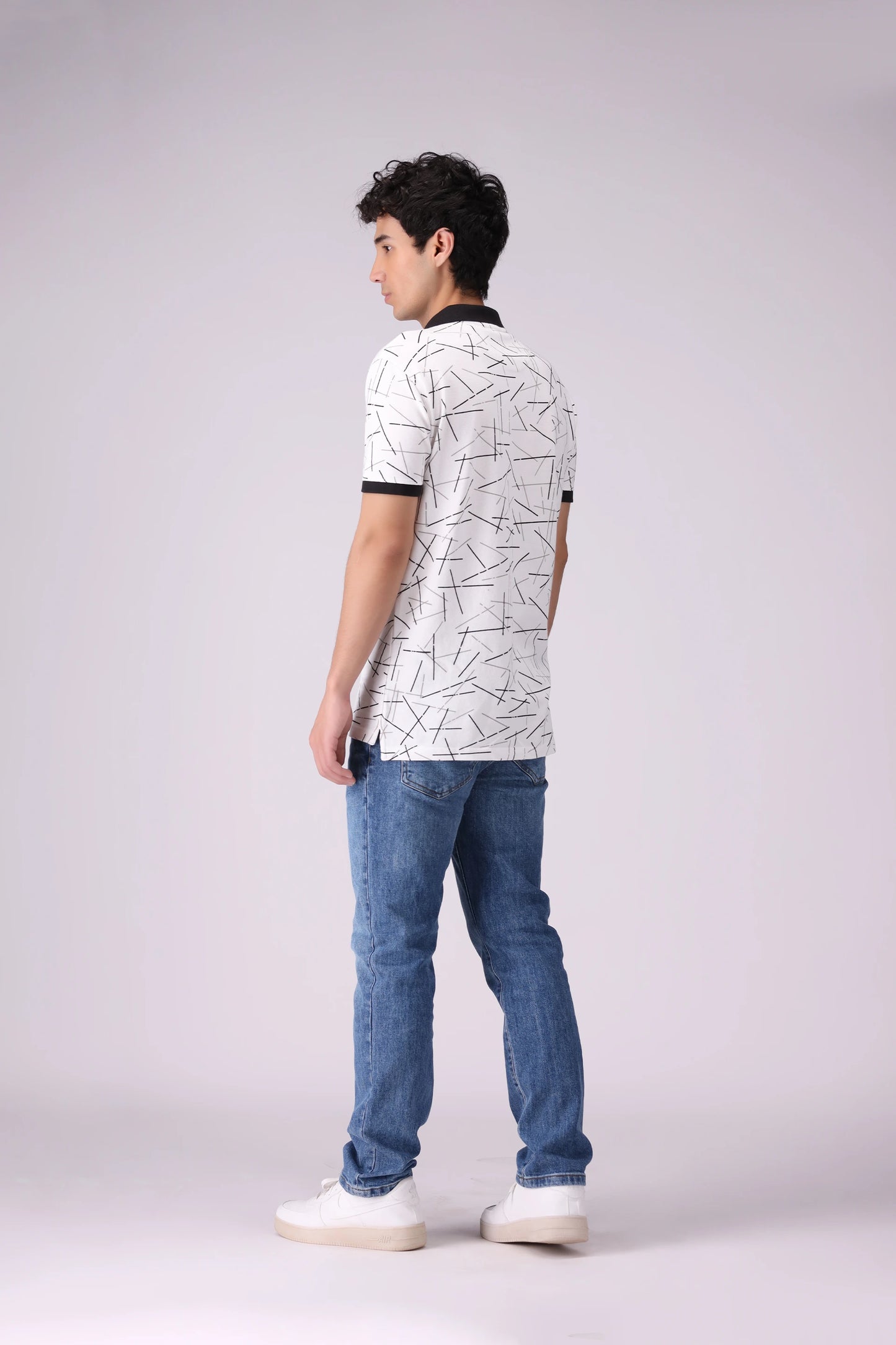 Printed Pique Polo Men Polo COUGAR (S V-1 2025)