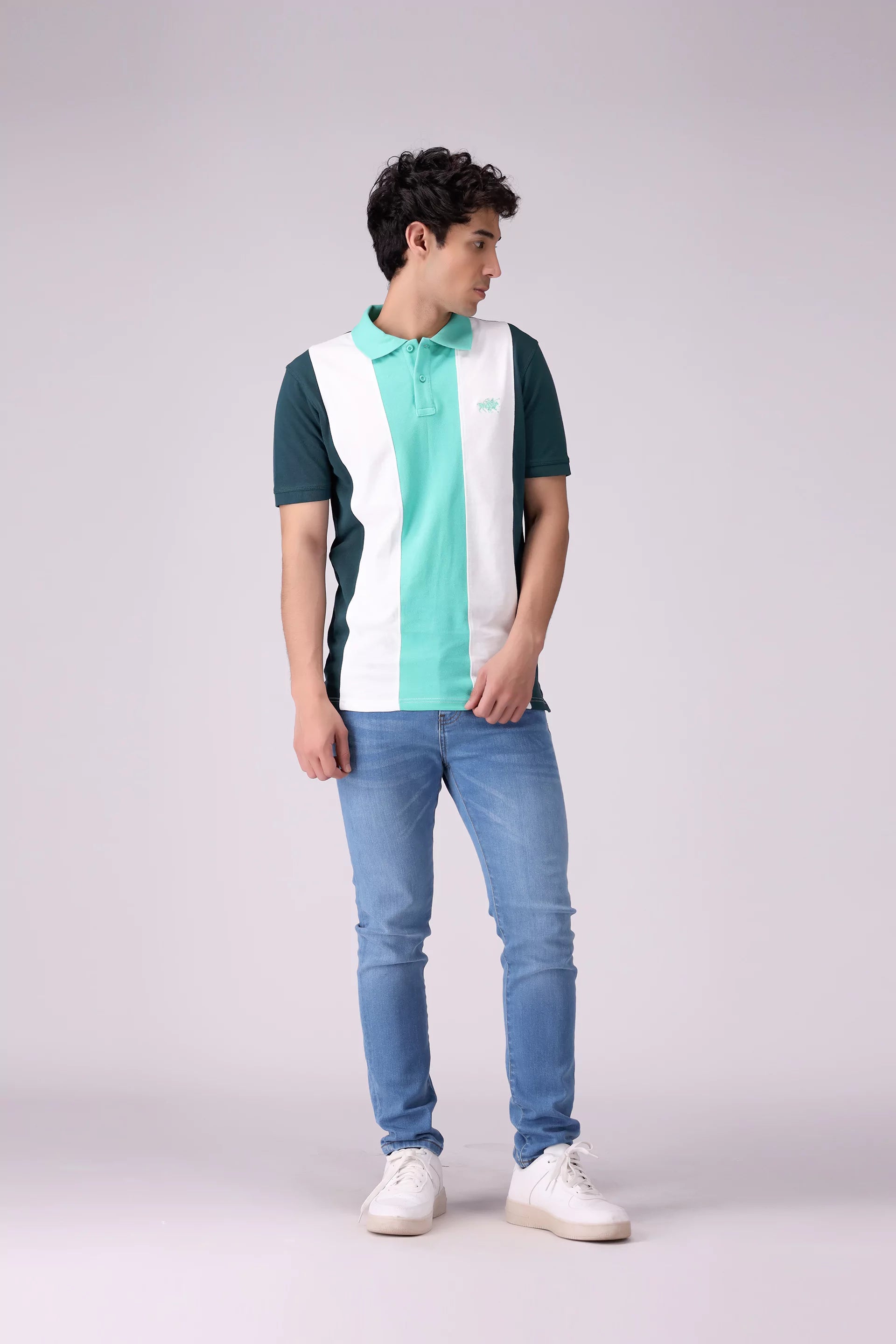 Vertical Color Block Polo Men Polo COUGAR (S V-1 2025)