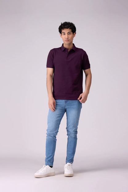 Popcorn Knit Polo Men Polo COUGAR (S V-1 2025)