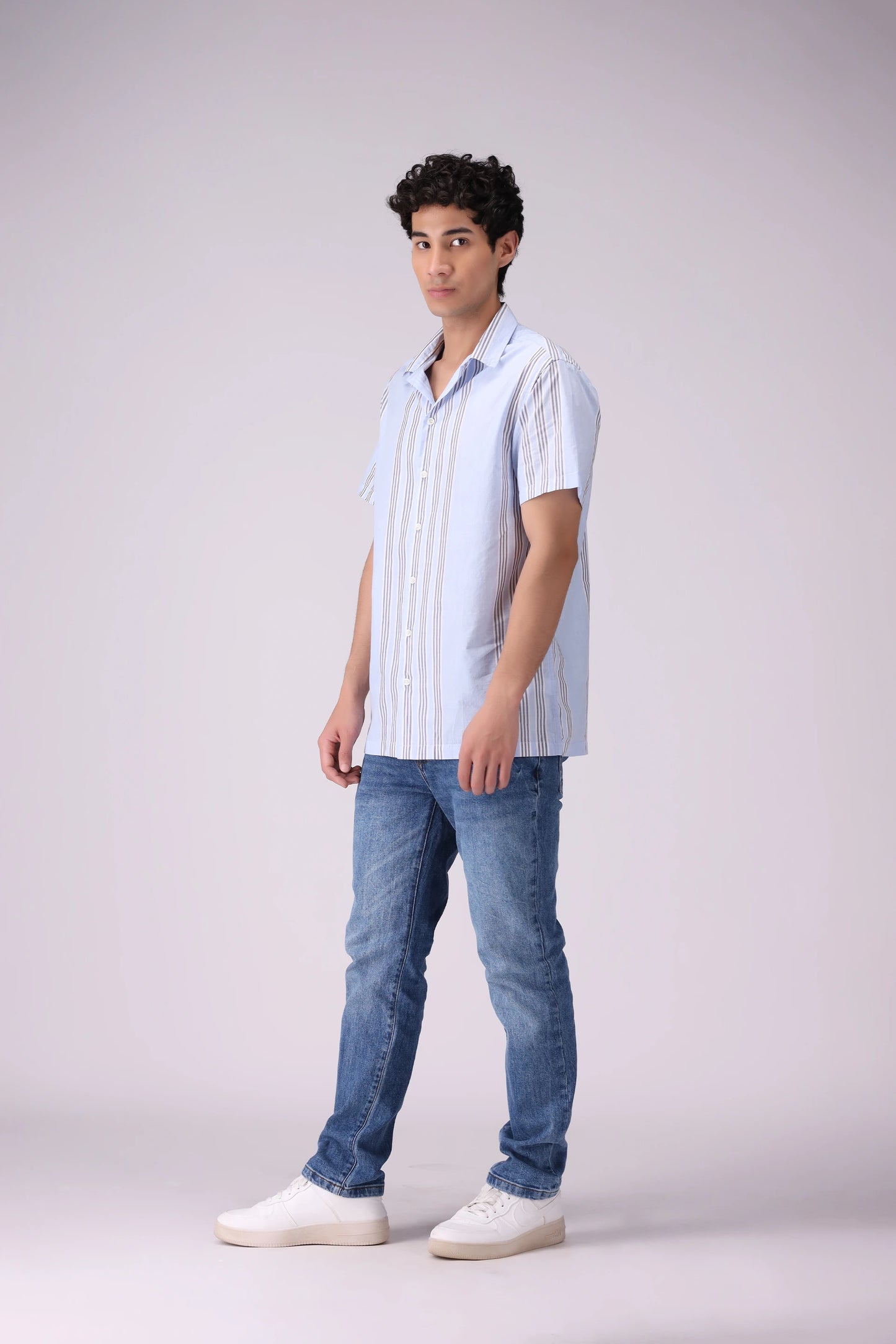 Regular Fit Striped Shirt Men Shirt COUGAR (S V-1 2025)