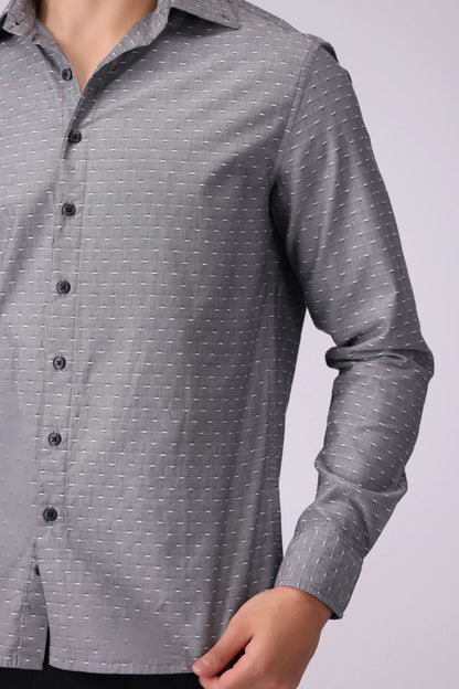 Dobby Regular Fit Casual Shirt