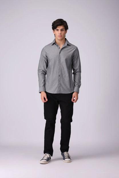 Dobby Regular Fit Casual Shirt