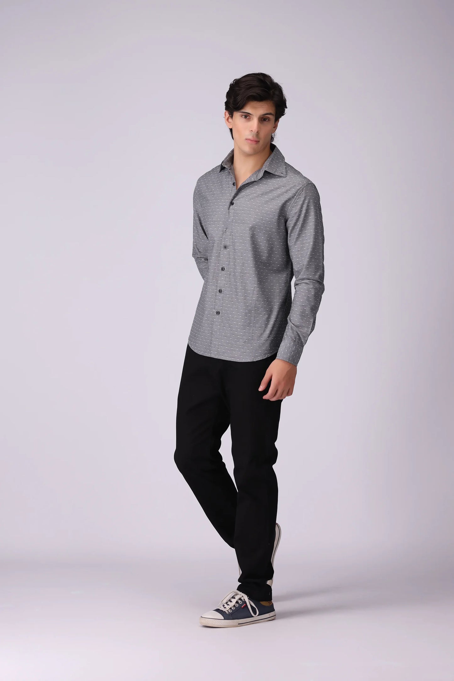 Dobby Regular Fit Casual Shirt