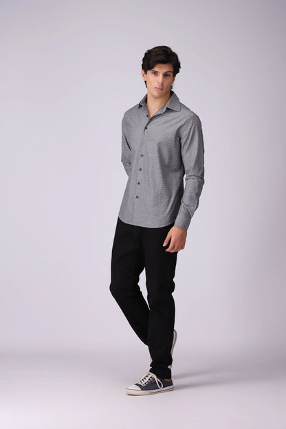 Dobby Regular Fit Casual Shirt