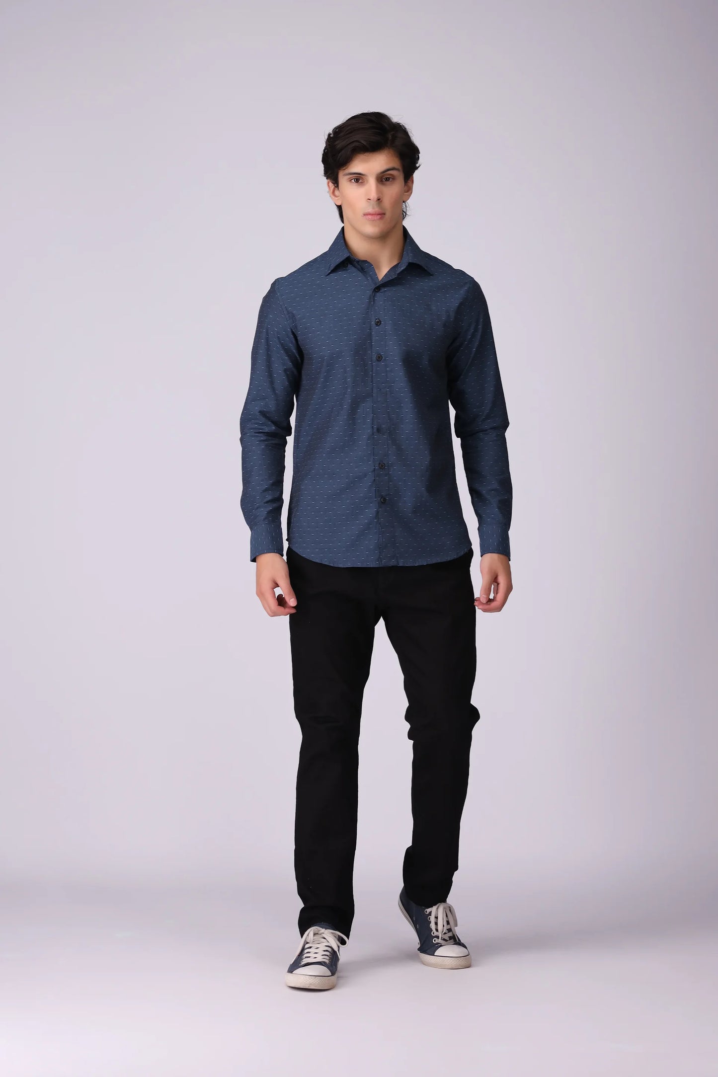 Dobby Regular Fit Casual Shirt