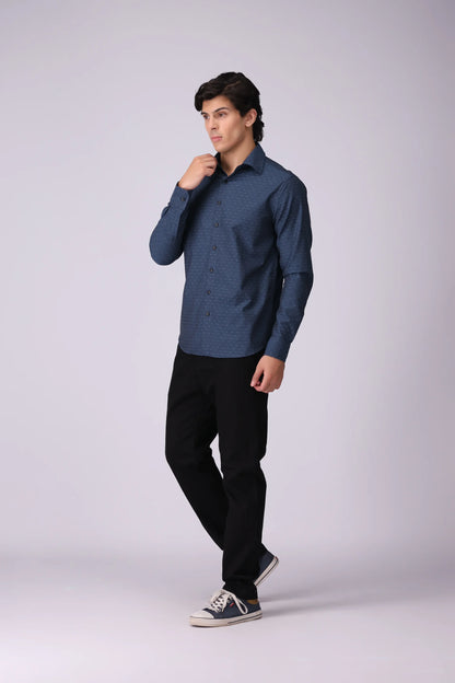 Dobby Regular Fit Casual Shirt