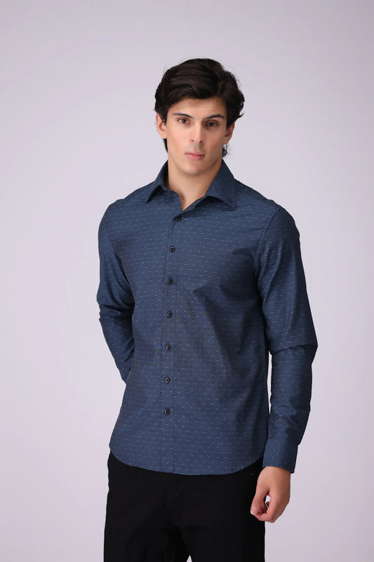 Dobby Regular Fit Casual Shirt