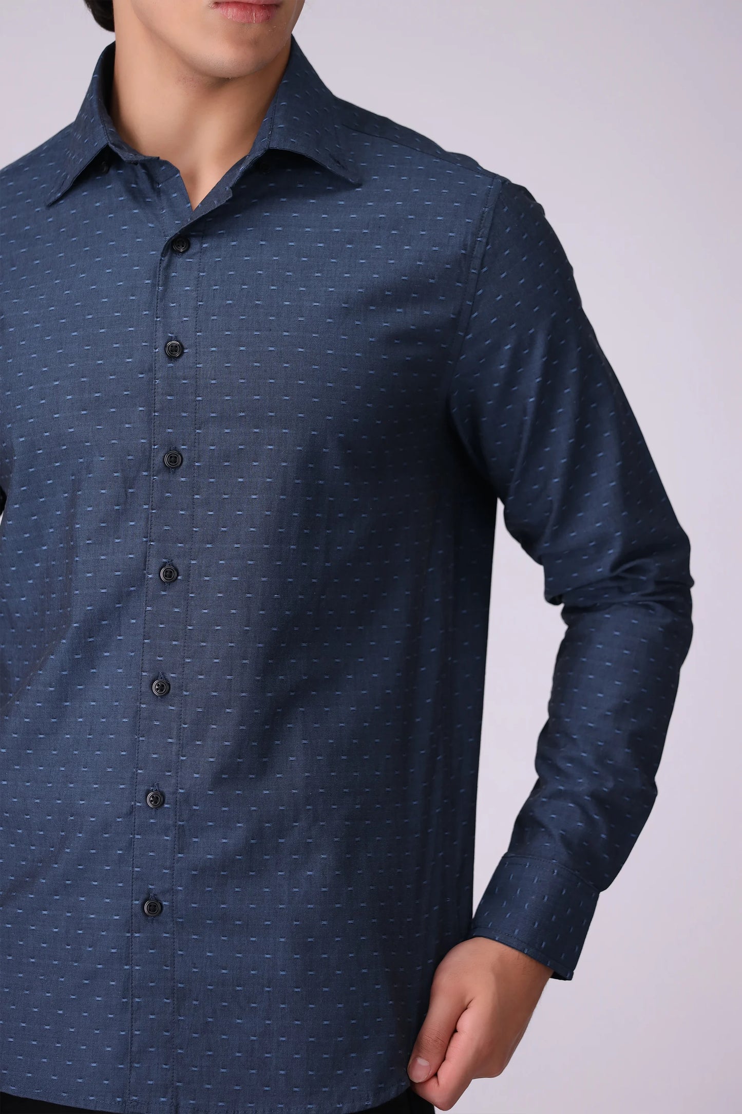 Dobby Regular Fit Casual Shirt