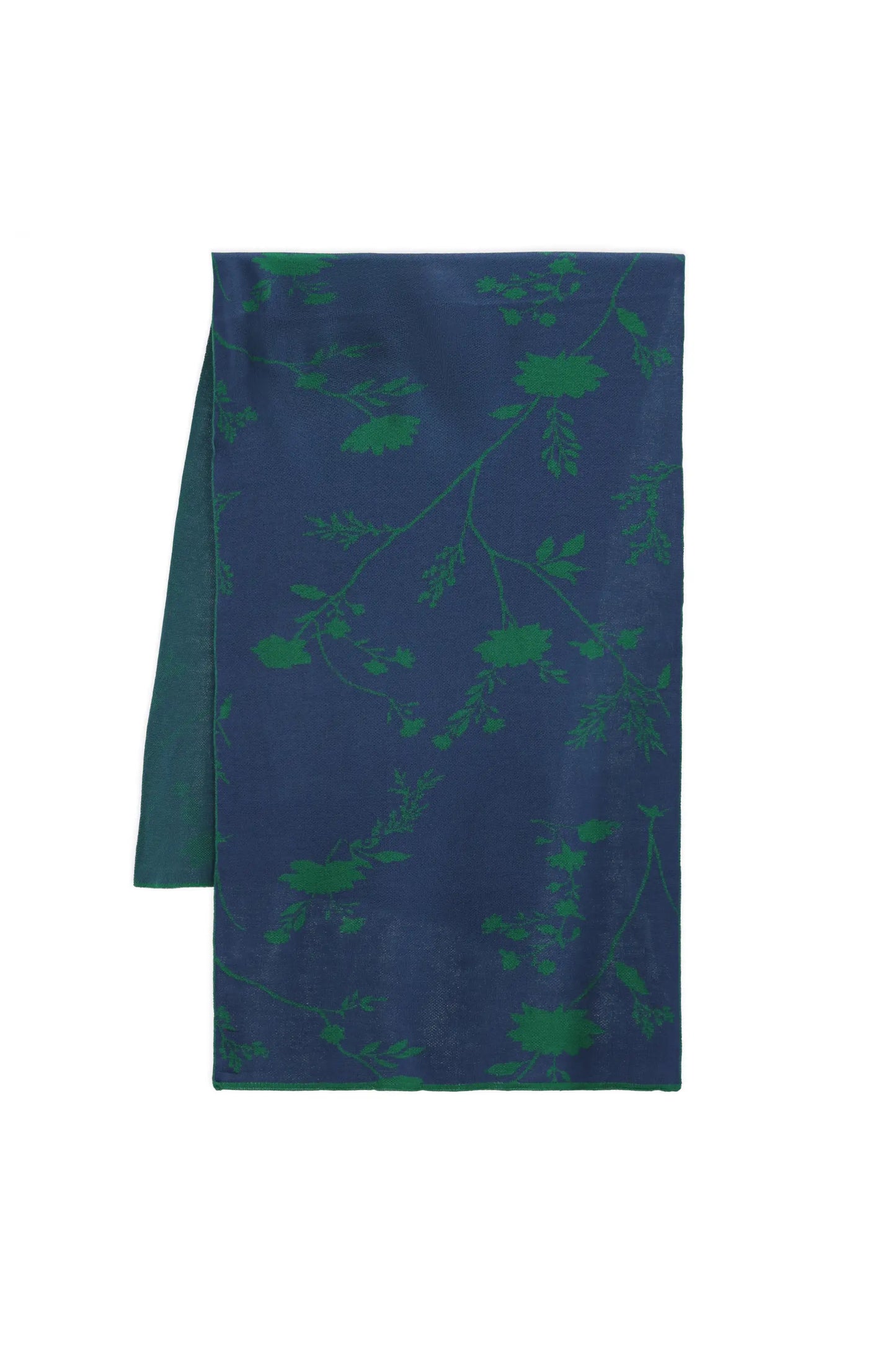 Floral Pattern Jacquard Shawl Women Shawl Winter 2024 Knit Story COUGAR C ( Winter 2024) FSZ Green