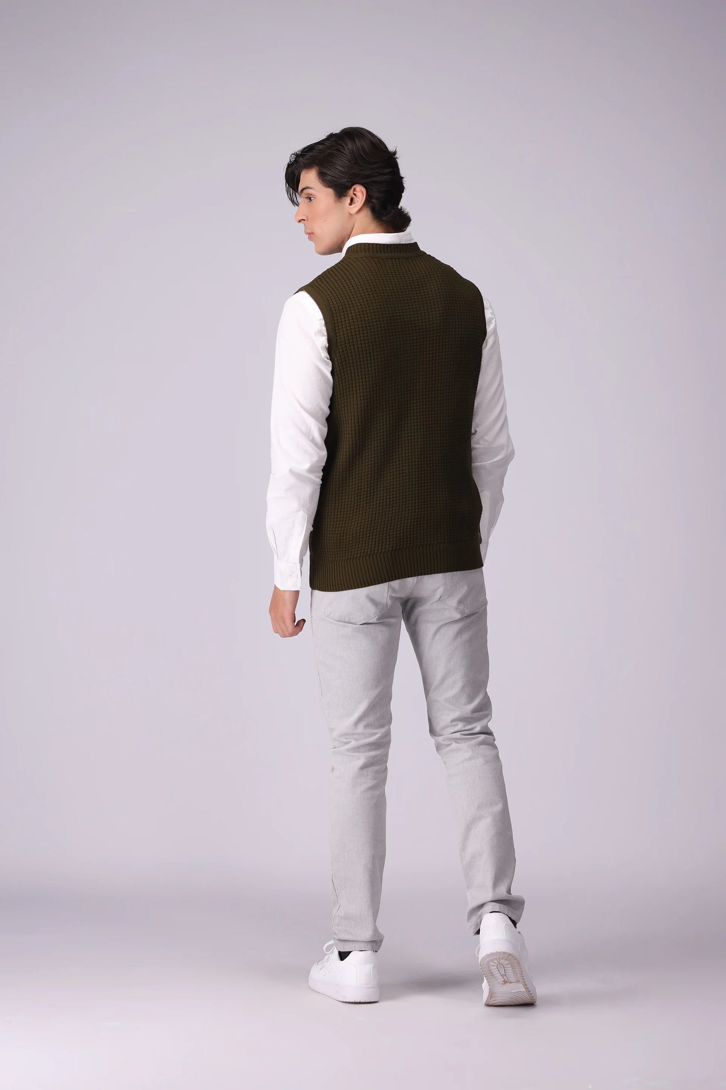 V-Neck Sweater Vest Men Sweater Winter 2024 COUGAR- (Men Winter 2024)   