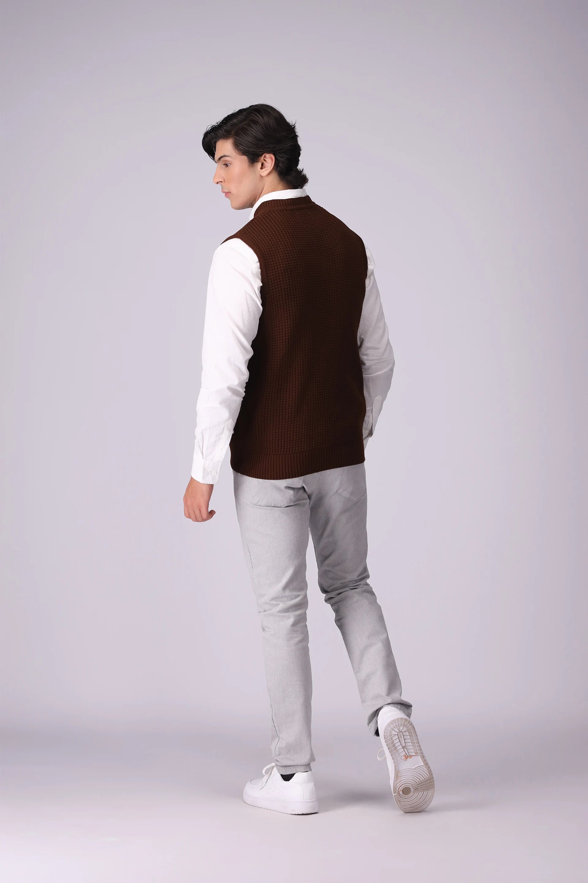 V-Neck Sweater Vest Men Sweater Winter 2024 COUGAR- (Men Winter 2024)   