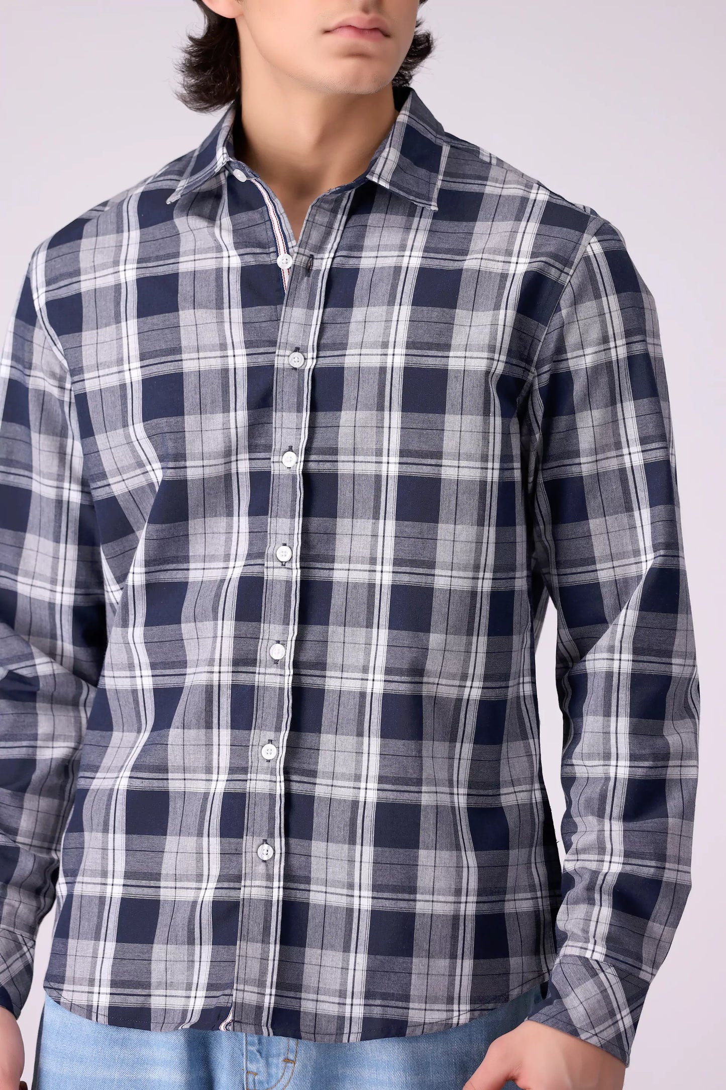 Regular Fit Checkered Shirt Men Shirt COUGAR (S V-1 2025)