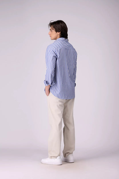 Regular Fit Striped Shirt Men Shirt COUGAR (S V-1 2025)