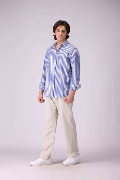 Regular Fit Striped Shirt Men Shirt COUGAR (S V-1 2025)