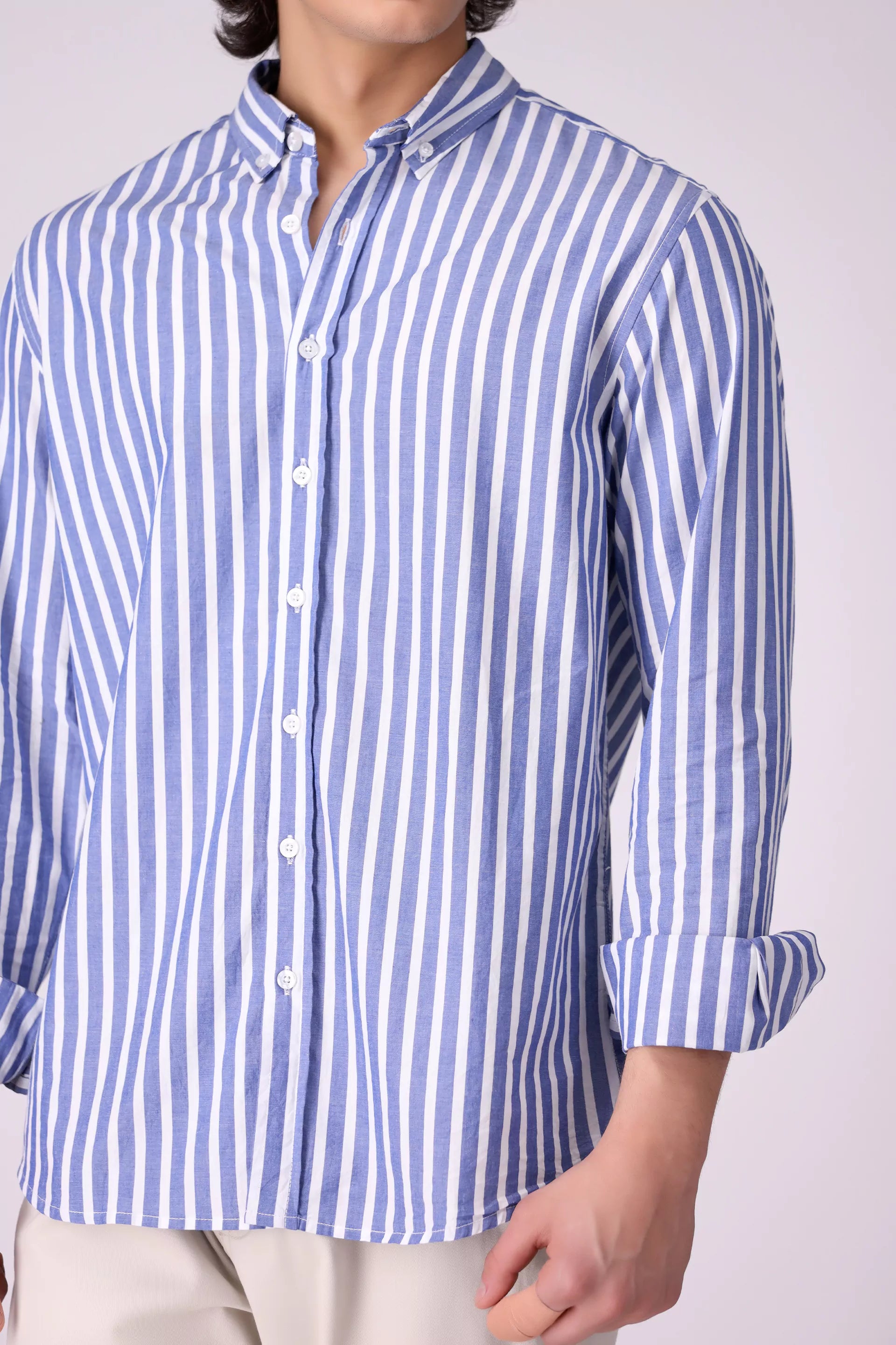 Regular Fit Striped Shirt Men Shirt COUGAR (S V-1 2025)