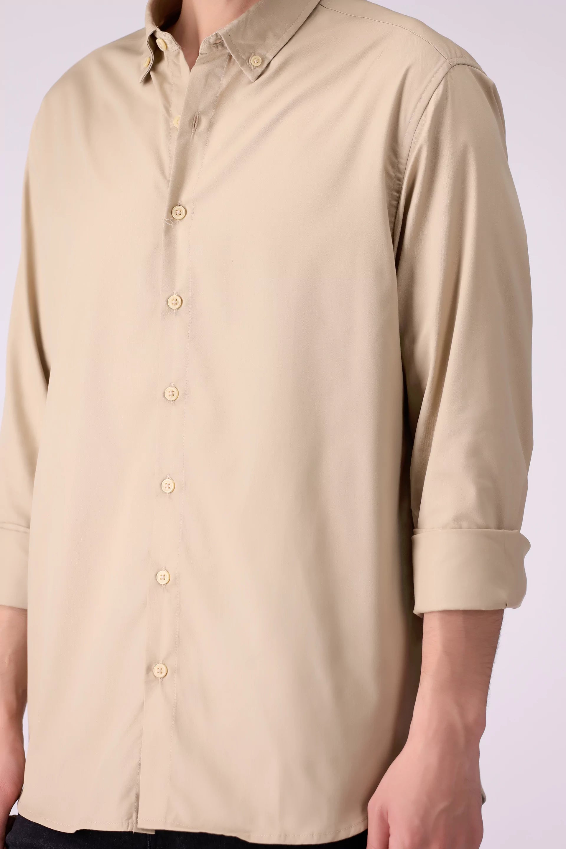 Basic Button-Down Shirt Men Shirt COUGAR (S V-1 2025)