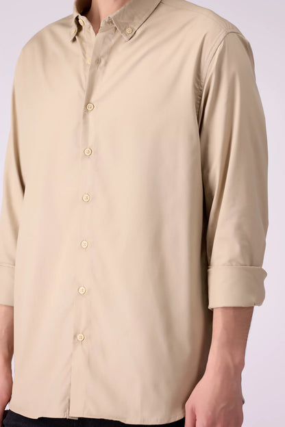 Basic Button-Down Shirt Men Shirt COUGAR (S V-1 2025)