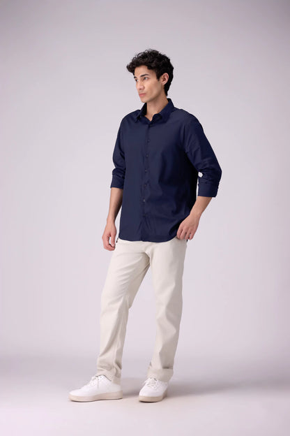 Basic Button-Down Shirt Men Shirt COUGAR (S V-1 2025)